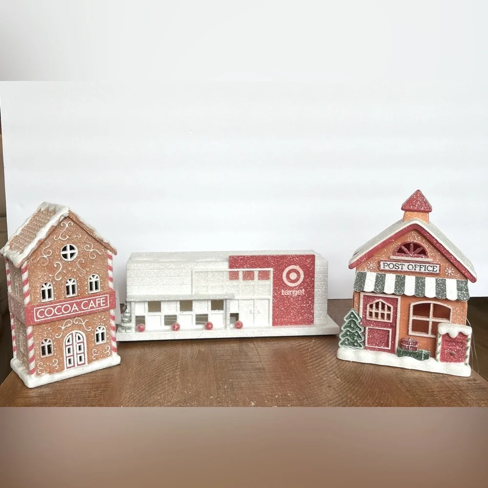 Target Bullseye Christmas Holiday Village-Target,Cocoa Cafe, Post Office